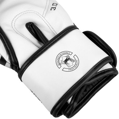 Боксерские перчатки Venum Challenger 3.0 Черные с белым, 10oz, 10oz