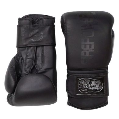 Боксерські рукавички Firepower FPBG4 Чорні матові, 12oz, 12oz