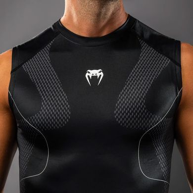 Рашгард Venum Nexus Sleeveless Rashguard Black Silver, Чорний, L