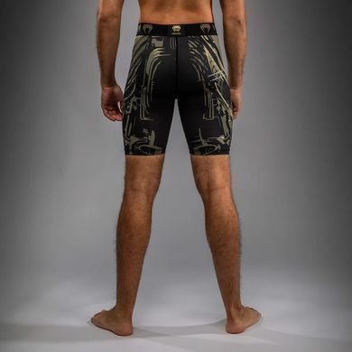 Компрессионные шорты Venum Invader Vale Tudo Shorts Black Sand, Черный-Хаки, L