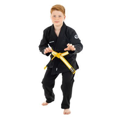 Дитяче кімоно для бразильського джиу-джитсу Tatami The Original V2 Чорне M1