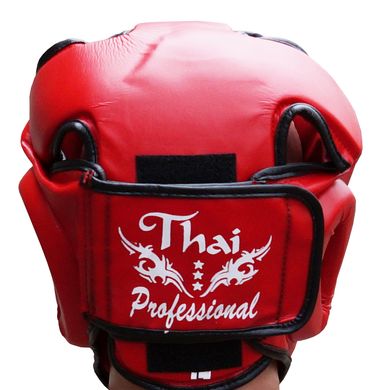 Шлем боксерский для тренировок Thai Professional HG3T Красный, XL, XL