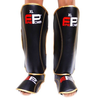 Захист ніг FirePower FPSGA7 Чорний з золотим, S, S
