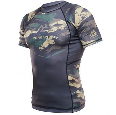 Рашгард Peresvit Grunge Camo Rashguard Short Sleeve, Хакі, S