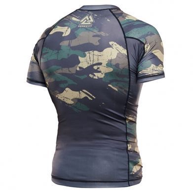 Рашгард Peresvit Grunge Camo Rashguard Short Sleeve, Хакі, S