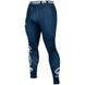 Компрессионные штаны Venum Logos Tights Navy Blue White, Темно-синий, S