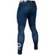 Компрессионные штаны Venum Logos Tights Navy Blue White, Темно-синий, S