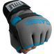 Бинти-рукавички TITLE Boxing Classic Gel-X Wraps Сірі з блакитним M