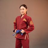 Жіноче кімоно Fairtex BJJ4 Gi Sida Burgundy, Коричневий, A3