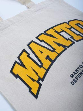 Ручна сумка MANTO Tote Bag Varsity, Бежевий