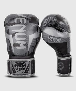 Боксерські рукавиці Venum Elite Black Dark Camo, 8 oz