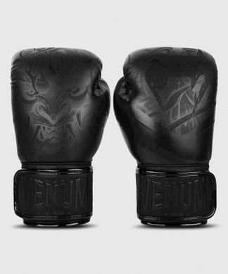 Боксерские перчатки Venum Devil Boxing Gloves Black Black, Черный, 8 oz