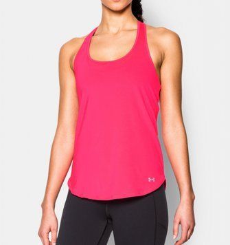 Женская майка Under Armour Womens Fly-By 2.0 Running Tank Harmony Red, XS