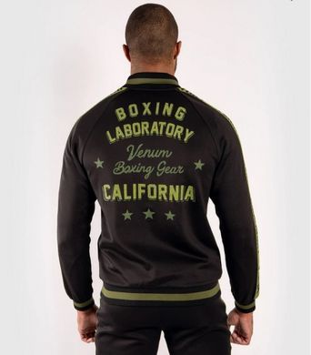 Толстовка Venum Boxing Lab - Black Green, Черный-Зеленый, XS