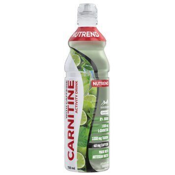 Напиток для тренировок Nutrend Carnitin activity drink with caffeine - 750 мл - ежевика лайм (газированный), Универсальный