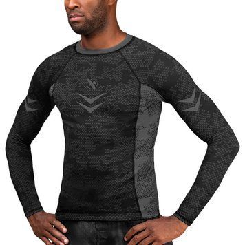 Рашгард Hayabusa Arrow Ranked Long Sleeve Rashguard Black, Черный, S
