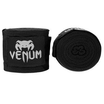 Бинты VENUM Original Kontact Черные с белым 4м