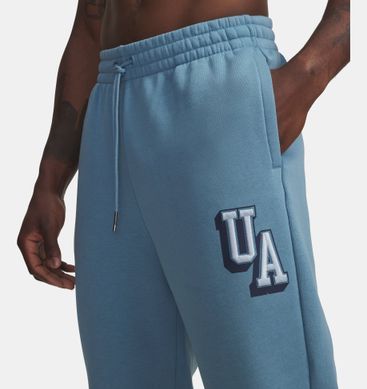 Спортивні штани Under Armour Icon Fleece Graphic Blue Smoke Black, Блакитний, L