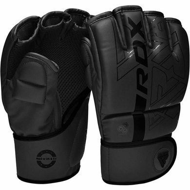 Перчатки для MMA RDX F6 Kara Grappling Gloves Matte Black, S