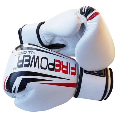 Боксерские перчатки Firepower FPBG12 Белые, 10oz, 10oz