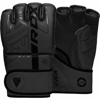 Перчатки для MMA RDX F6 Kara Grappling Gloves Matte Black, S