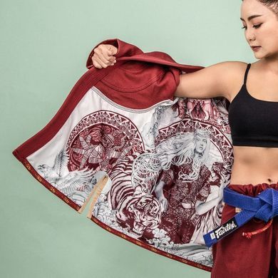 Жіноче кімоно Fairtex BJJ4 Gi Sida Burgundy, Коричневий, A3
