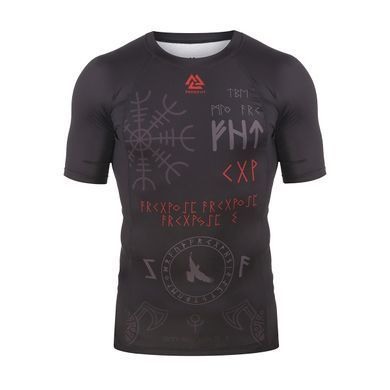 Рашгард Peresvit Valhalla Rashguard Short Sleeve Black, Чорний, S