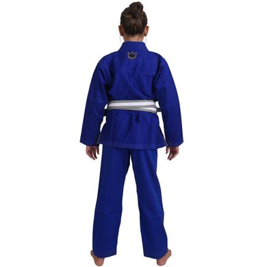 Детское кимоно для бразильского джиу-джитсу Kingz Comp V5 Синее, M1, M1