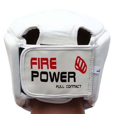 Шлем боксерский Firepower FPHG2 Белый, L, L