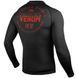 Рашгард Venum Signature Rashguard Long Sleeves Black Red, Чорний-Червоний, S