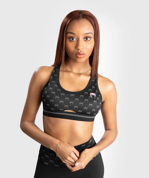 Спортивный топ Venum Monogram Sports Bra Black Pink Gold, S