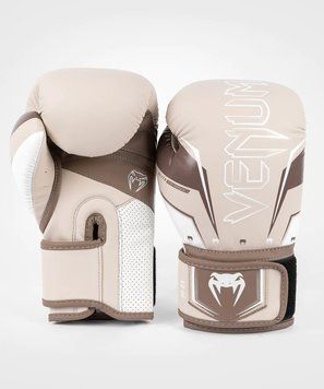 Боксерские перчатки Venum Elite Evo Boxing Gloves - Sand, 12 oz