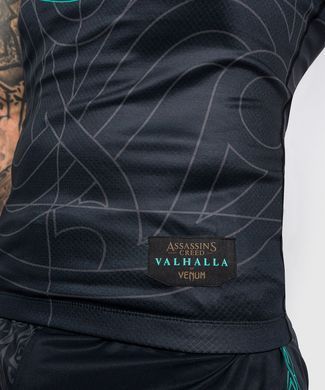 Рашгард c коротким рукавом Venum Assassin's Creed Reloaded Rashguard Short Sleeve Black, S