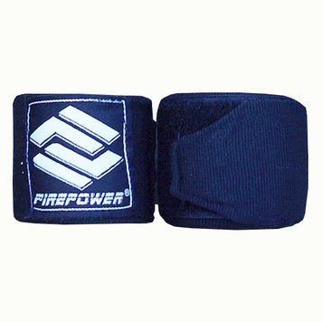 Бинты боксерские эластичные FirePower FPHW5 Черные 3м