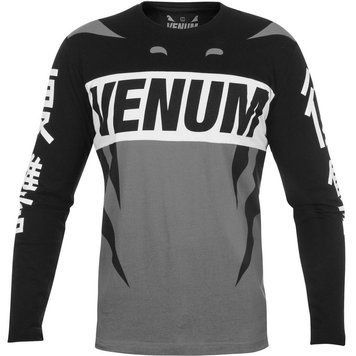 Лонгслив Venum Revenge T-Shirt Grey Black
