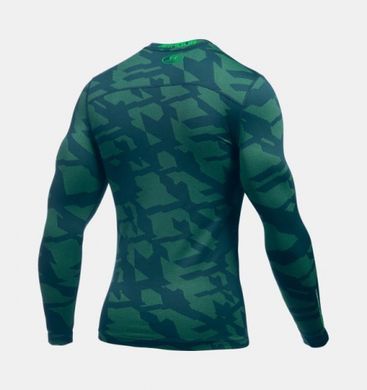 Компресійна футболка Under Armour ColdGear Jacquard Compression Crew Nova Teal, S