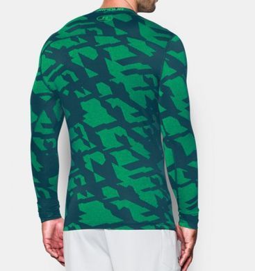Компресійна футболка Under Armour ColdGear Jacquard Compression Crew Nova Teal, S