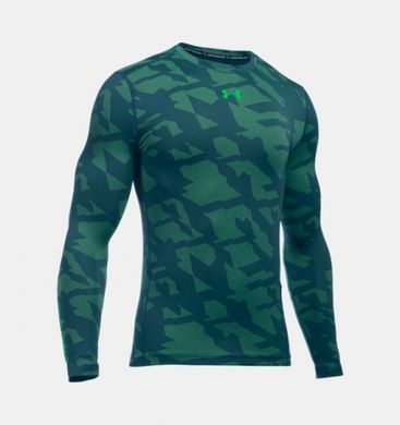 Компресійна футболка Under Armour ColdGear Jacquard Compression Crew Nova Teal, S