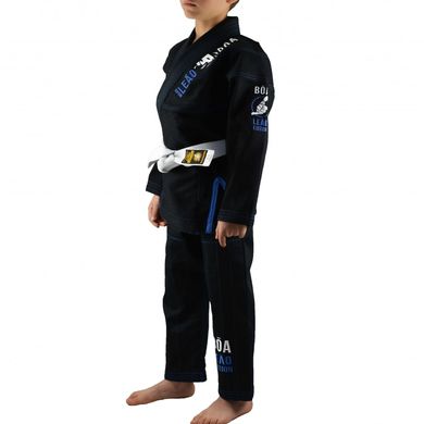 Детское кимоно для бразильского джиу-джитсу Boa Leao V2 Черное, M3, M3