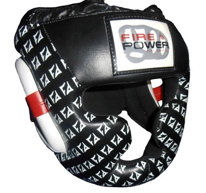 Шлем боксерский для тренировок Firepower FPHG1 Черный, M, M