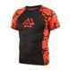 Рашгард Peresvit Rival Rashguard Short Sleeve Orange, Черный-Оранжевый, XS