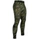 Компресійні штани Venum Tecmo Spats Khaki, Чорний-Зелений, S