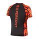 Рашгард Peresvit Rival Rashguard Short Sleeve Orange, Черный-Оранжевый, XS