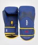Боксерские перчатки Venum Challenger 4.0 Boxing Gloves Blue Yellow, 14 oz