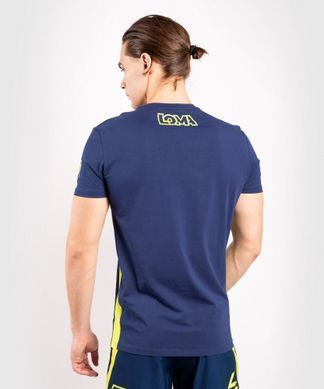 Футболка Venum Origins T-shirt Loma Edition Blue Yellow, XXL