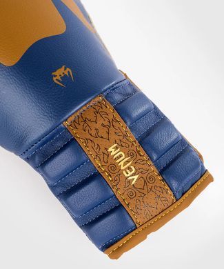 Боксреські рукавиці Venum Reverso Boxing Gloves - Camel / Royal Blue, 10 oz