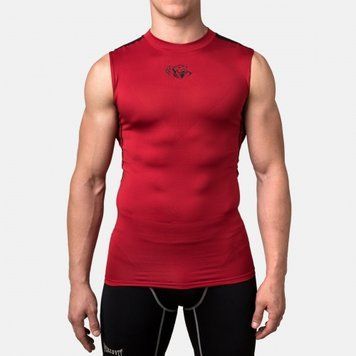 Компрессионная футболка без рукавов Peresvit Air Motion Compression Tank Top Red Black, S