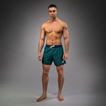 Спортивні шорти Venum Echo Boardshorts Dark Blue Emerald Green, Зелений, XS