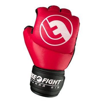 Рукавиці для боїв Free-Fight Червоні, M