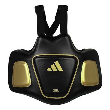 Тренерський жилет Adidas Super Body Protector | чорно/золото | ADISBP01gold